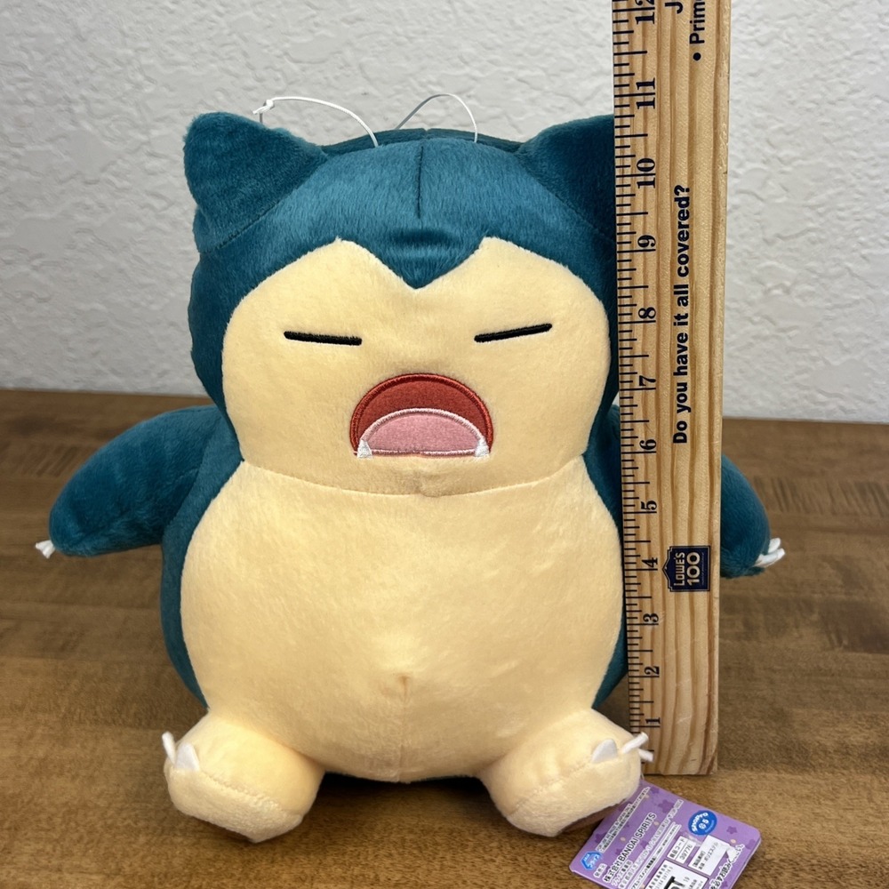 Snorlax Pokemon Bandai Spirits Banpresto 2019 Plush w/ Tag Japan - Picture 13 of 13